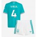 Maillot de foot Liverpool Virgil van Dijk #4 Troisième vêtements enfant 2025-26 Manches Courtes (+ pantalon court)